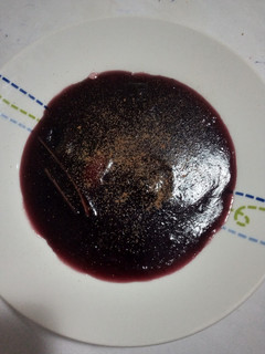 Una foto de Mazamorra morada