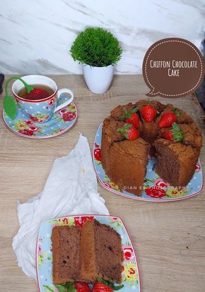 Foto resep Chocolate Chiffon Cake Tintin Rayner