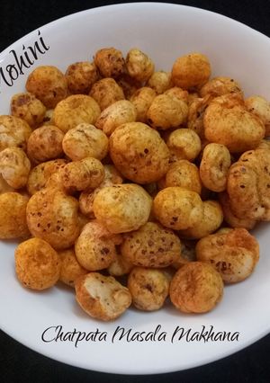 A picture of Chatpata Masala Makhana.