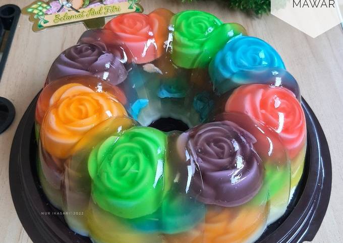 Cara membuat Puding Kaca Mawar Cara membuat Puding Kaca Mawar