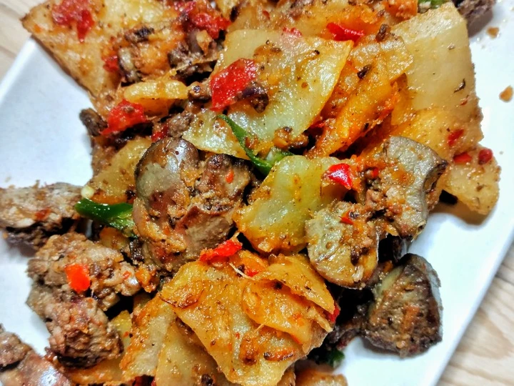 Langkah Gampang Membikin Resep Sambel Goreng Kentang Ati yang Bisa Manjain Lidah Anti Ribet, Lezat Sekali
