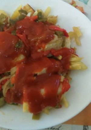 Una foto de Bacalao a la Roteña