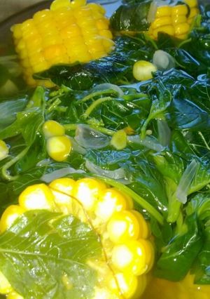 Foto resep Sayur bening bayam jagung