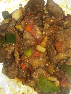 Foto resep Daging sapi pedas manis