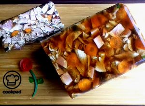 Une photo de Terrine de viandes en gelée à la bière