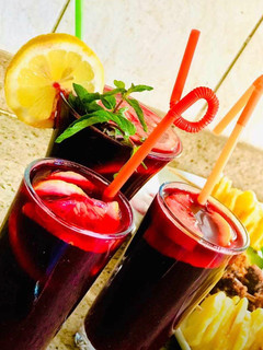 A picture of Beet root juice.