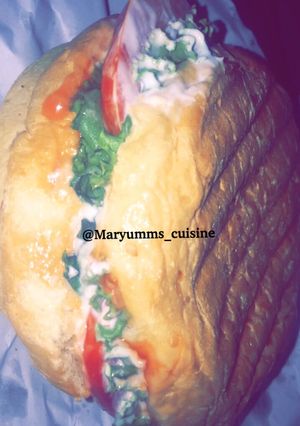 A picture of HOME MADE BURGER by maryumms_cuisine.
