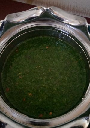 A picture of Ewedu soup.