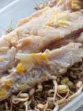 Corvina a la Mandarina - filete de pescado al horno
