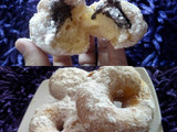 Donat ubi isi coklat melted