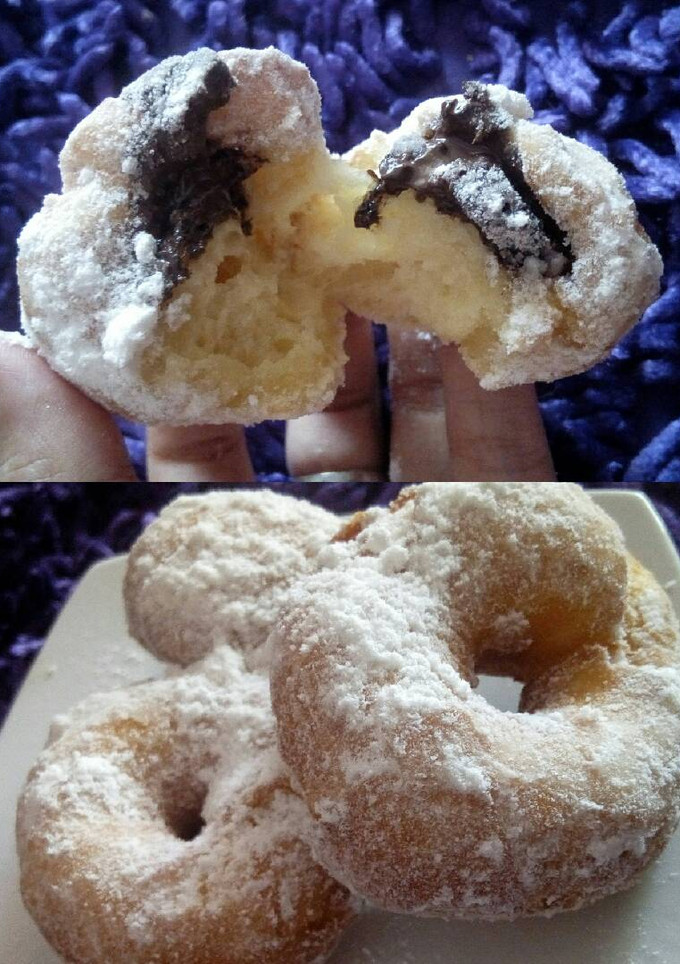 Foto resep Donat ubi isi coklat melted
