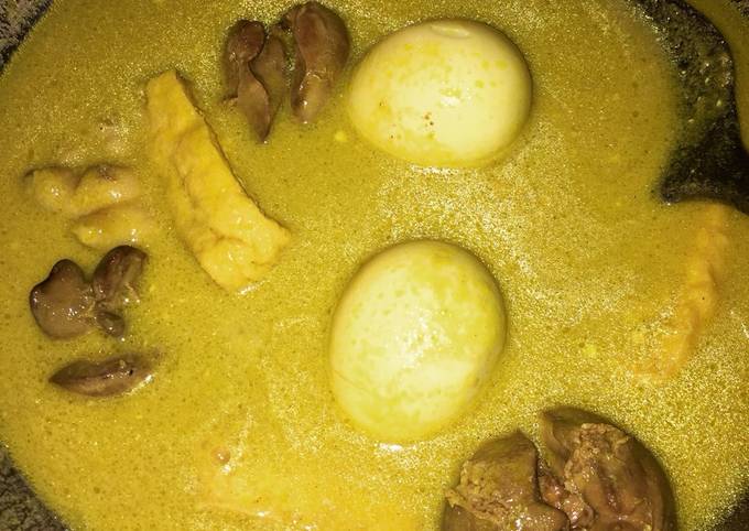 Gule opor (cocok untuk kuah lontong juga)