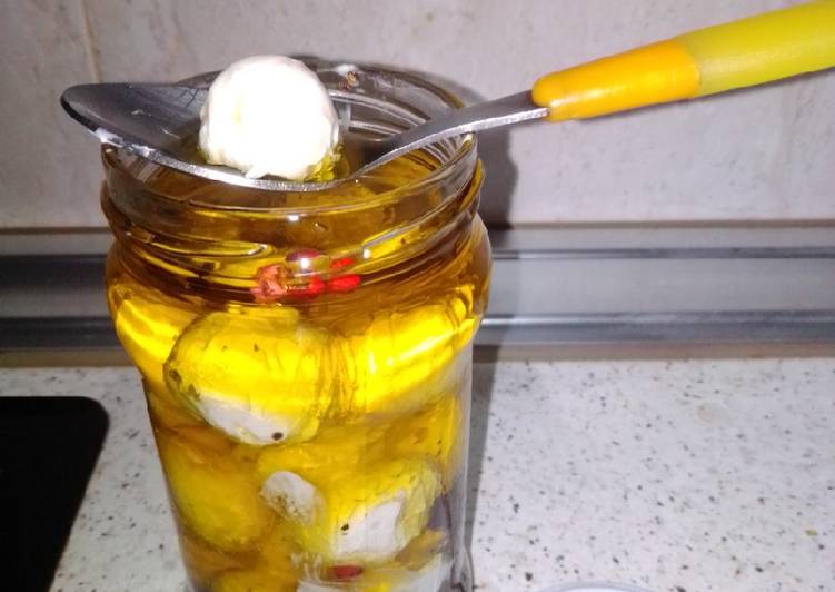 Bolitas de queso labneh