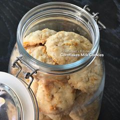 A picture of Cornflakes Milk Cookies.