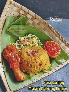 Foto resep Nasi Kuning Masak Habang Banjar