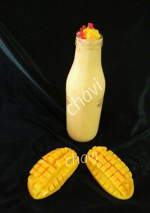 A picture of Mango lassi.