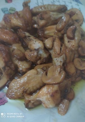 Una foto de Alitas de pollo fritas