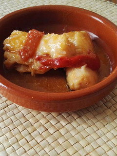 Una foto de Bacalao al ajoarriero