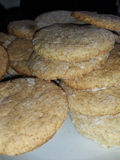 Una foto de Galletitas de avena y manzana