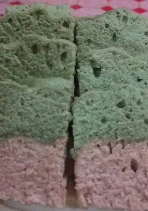 Foto resep Bolu kukus susu pandan