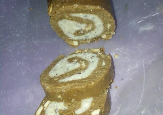 Chocolate Kaju Swiss Roll