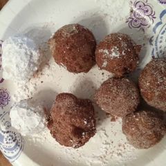 A picture of Gluten free, Vegan Donut Holes.