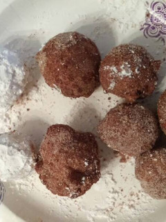 A picture of Gluten free, Vegan Donut Holes.