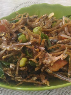 Foto resep Oseng teri pete cabe ijo