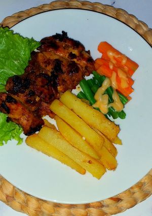 Foto resep Steak ayam (ayam bakar teflon)