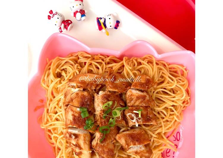 Oriental Chicken Spaghetti 🍝 (MPASI 1Y+)