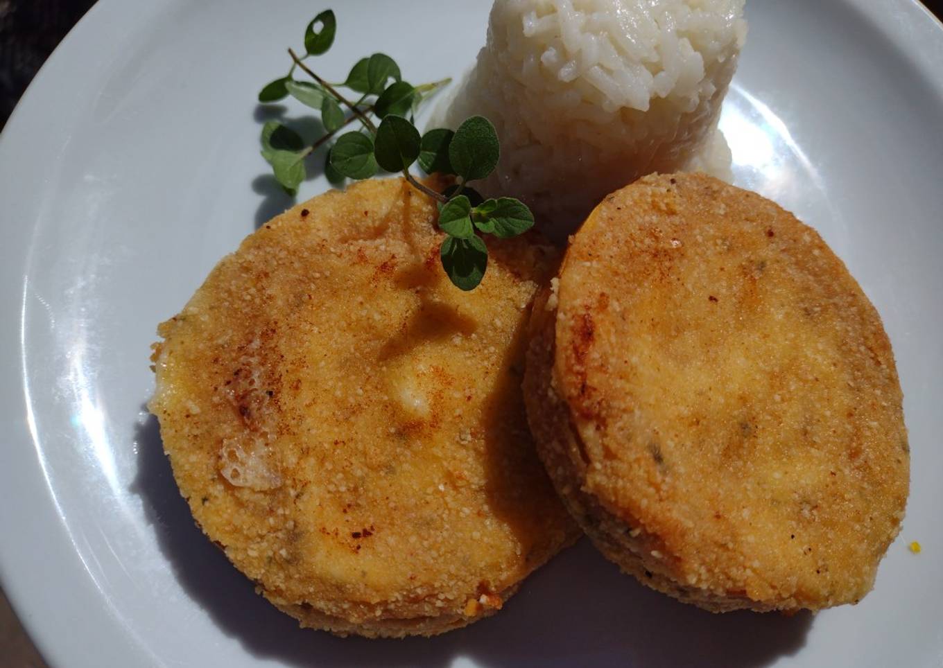 Milanesas de zapallo anco