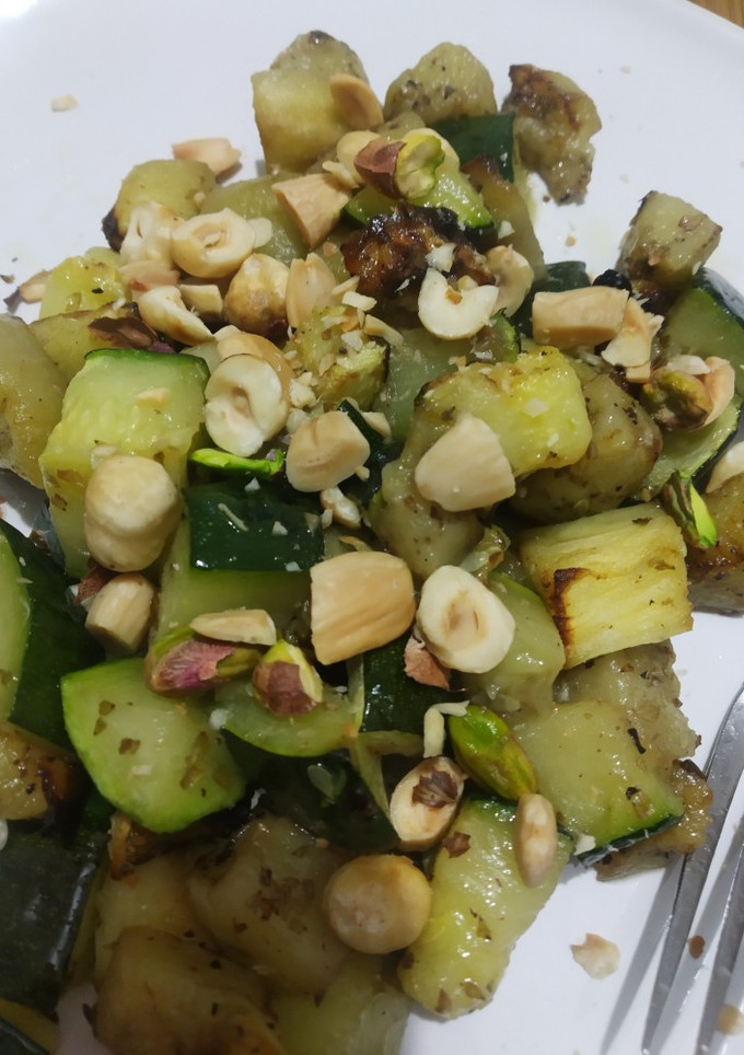 Una foto de Verduras y frutos secos