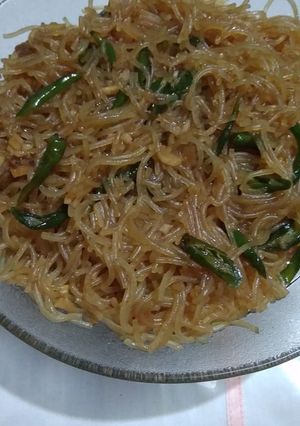 Foto resep Tumis bihun cabe hijau