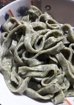 Una foto de Fideos caseros en procesadora