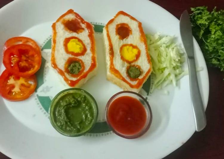 How to Make Super Quick Homemade Traffic light sandwich