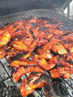 Una foto de Alitas asadas