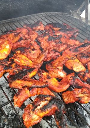 Una foto de Alitas asadas