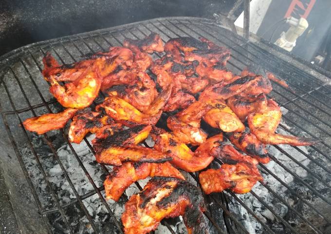 Alitas asadas Receta de Tania..- Cookpad