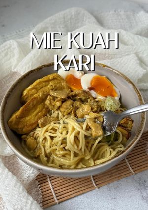 Foto resep Mie Kuah Kari