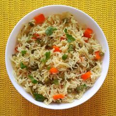 A picture of Curd Vegetable Pulao.