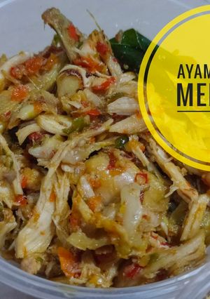Foto resep Ayam suwir mercon