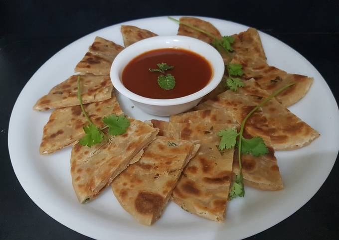 Paneer Lachha Paratha Recipe