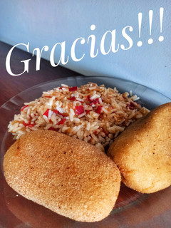 Una foto de Croquetas de papa rellenas de panceta y cebolla 😋