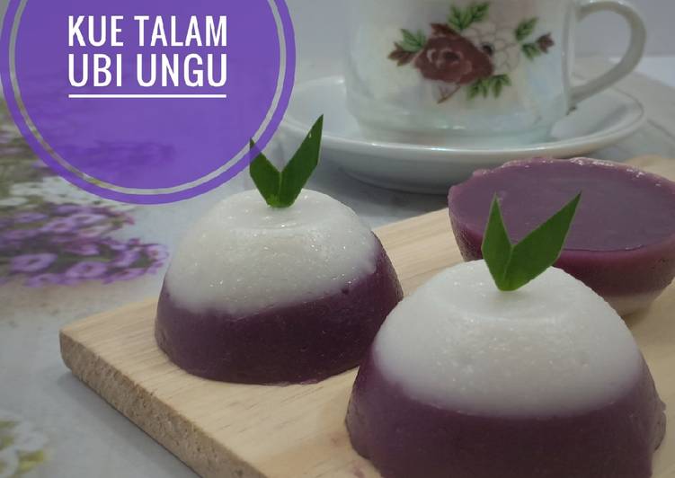 Kue Talam Ubi Ungu