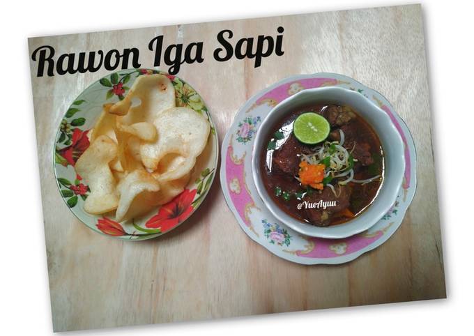 Langkah Mudah untuk Menyiapkan Rawon Iga Sapi, Bikin Ngiler