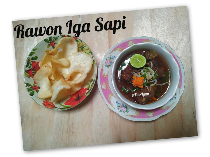 Langkah Mudah untuk Menyiapkan Rawon Iga Sapi, Bikin Ngiler