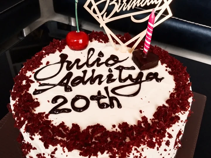 Langkah Gampang Membikin Resep  Steamed Red Velvet (Base Cake Ultah) yang Menggugah Selera, Bisa Manjain Lidah