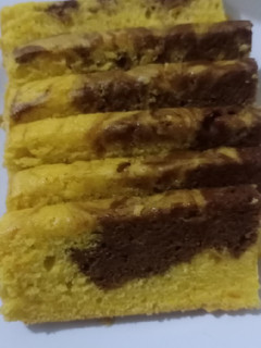 Foto resep #027 Bolu Marmer Labu Kuning