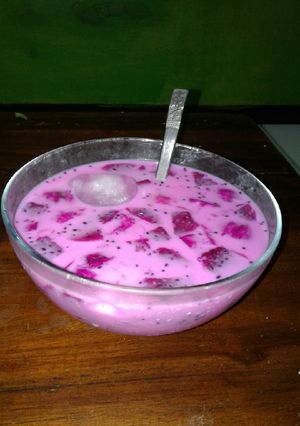 Foto resep Ice dragonfruit violet