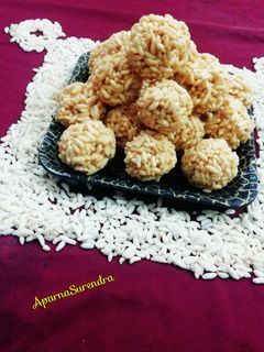 मुरमुरा लड्डू (murmura ladoo recipe in Hindi) रेसिपी मुख्य फोटो
